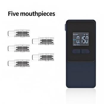 AT808 Portable Alcohol Tester with Advanced Fuel Cell Sensor Bluetooth Connectivity to AlcoCHECK App Large LCD Display